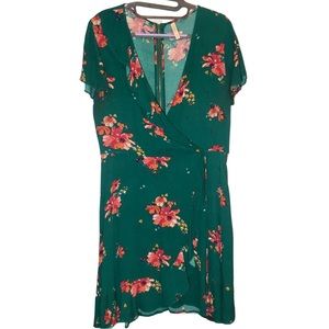 Xhilaration Faux Wrap Floral Dress